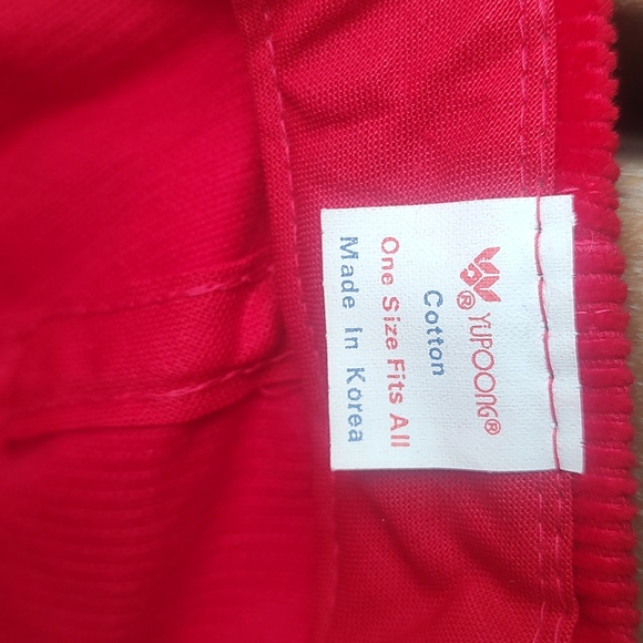 Vintage UNISYS Embroidered Corduroy Snapback Cotton Cap Hat w/Rope - Picture 9 of 9